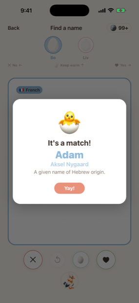 When everyone says yes, it hatches